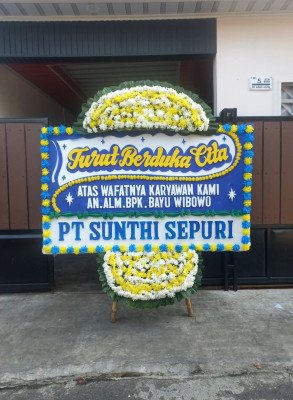 Papan Bunga Duka di Somahode
