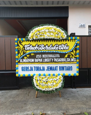 Papan Bunga Duka di Somahode