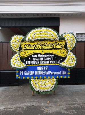 Papan Bunga Duka di Somahode